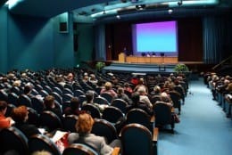 People on conference